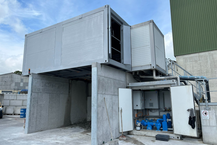 Erweiterung Zementschlamm-Aufbereitung