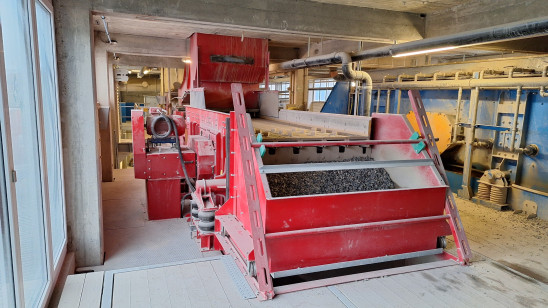 Neue Ellipsen-Siebmaschine