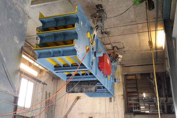 Erneuerung Splittklassierung