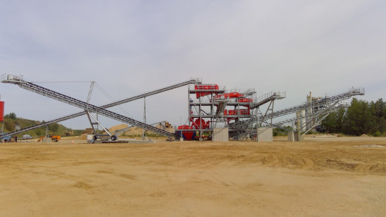 Rundkiesaufbereitung