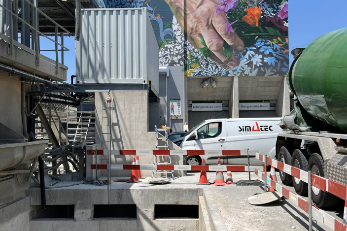 Schlammaufbereitung für Betonanlage