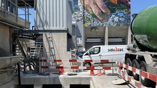 Schlammaufbereitung für Betonanlage