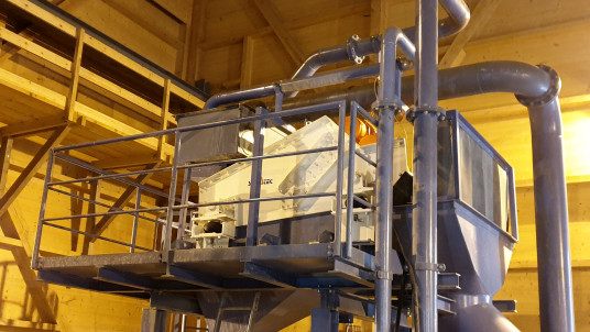 Entwässerungssieb Reaktor